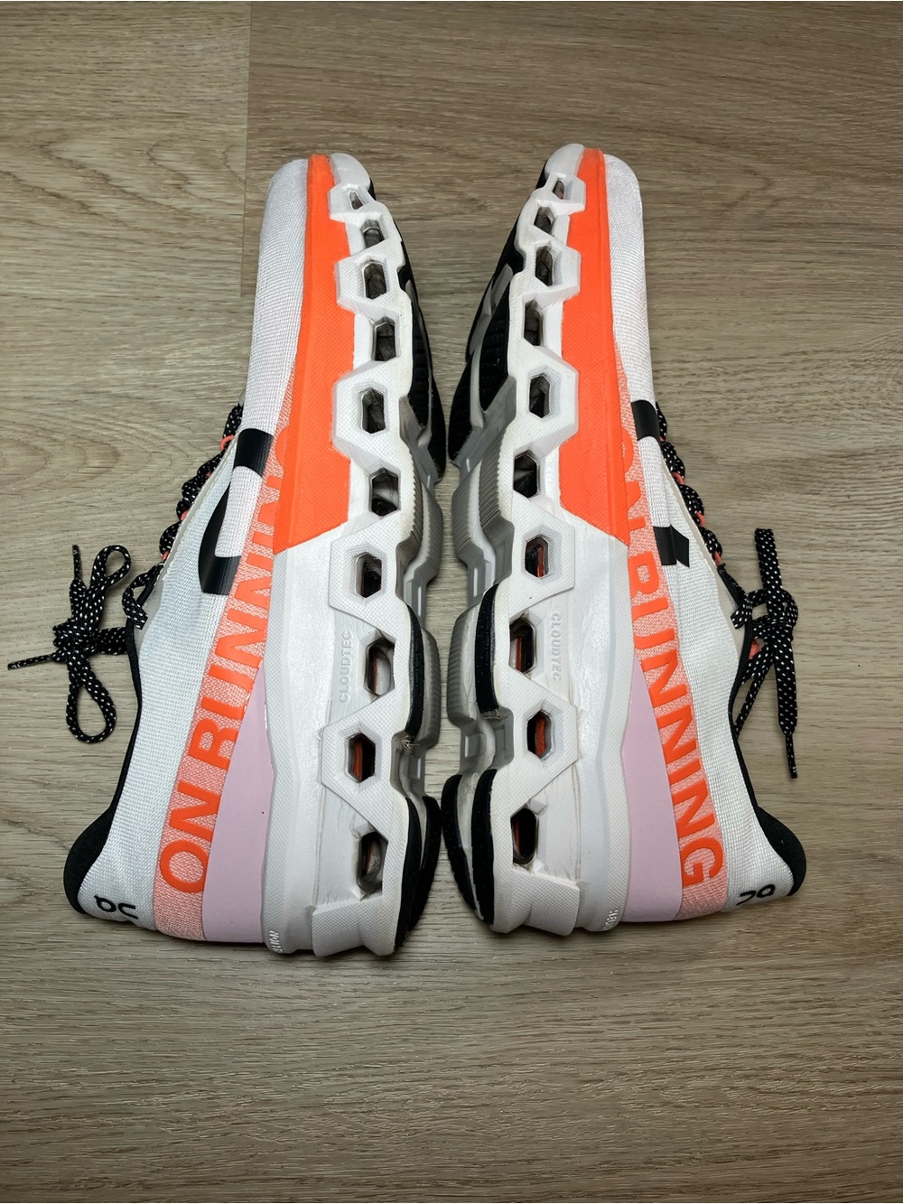 On Cloudmonster 2 running sneakers size 11.5 men, women 13 - Picture 10 of 12
